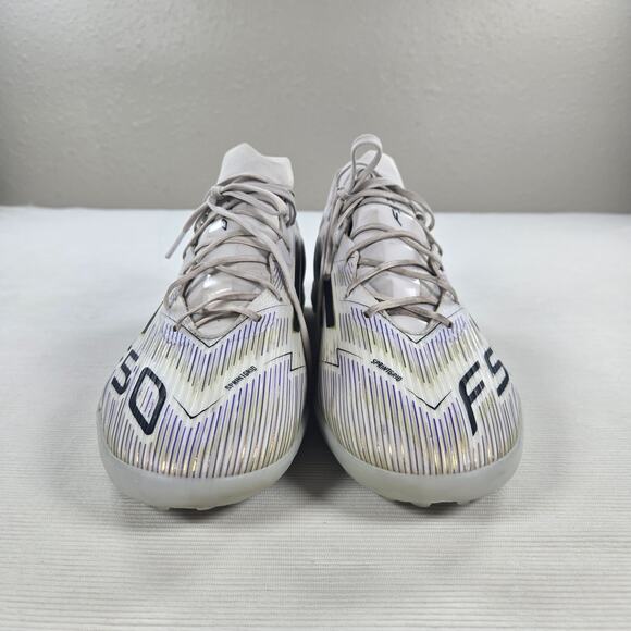 Adidas F50 League TF Indoor White Black Soccer Shoes Men\'s Size 11.5 main image 6